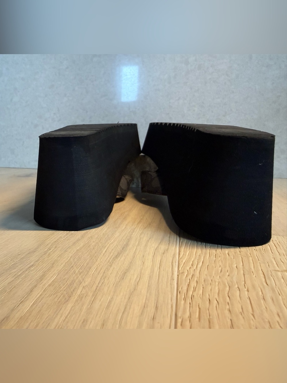 Coach Black Platform Wedge Sandals - Picture 8 of 9